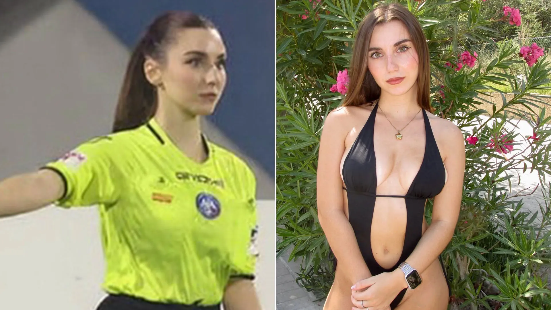 意大利足球联赛 美女 边裁海量私照曝光