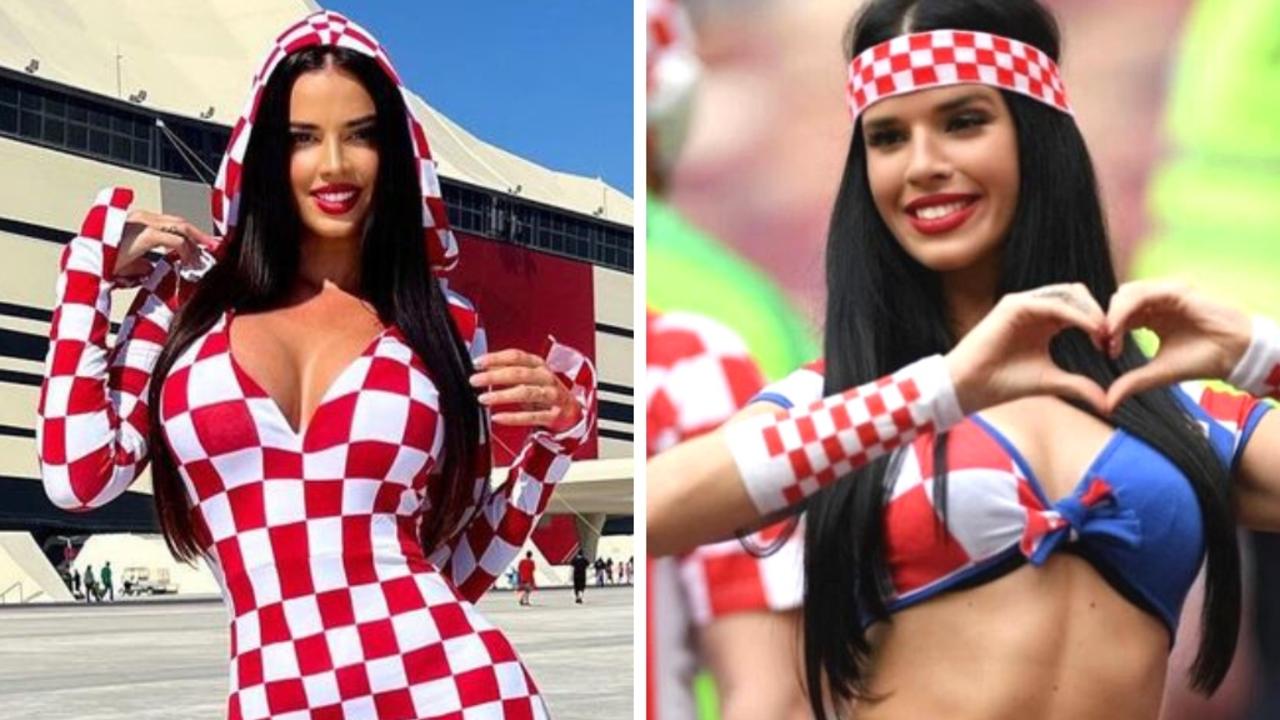 世界杯 “最美球迷”克罗地亚小姐 Ivana Knoll 闪耀迈阿密